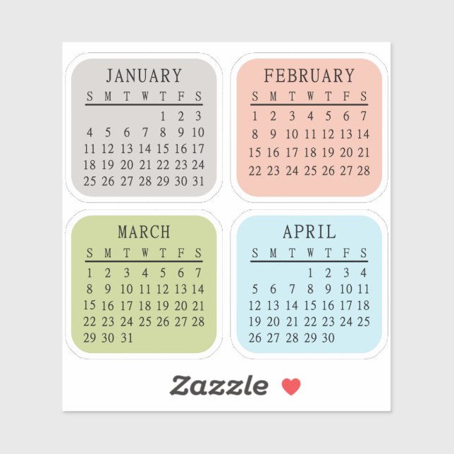 2026 Micro Calendar Bullet Journal Bujo Planner  (Sheet)