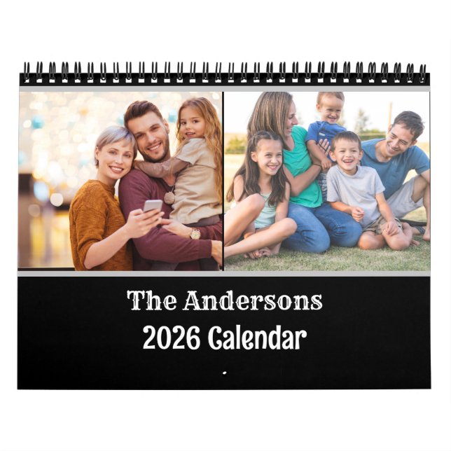 2026 Modern Create your own Custom Family Calendar (Cover)