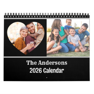 2026 Modern Create your own Custom Family Calendar