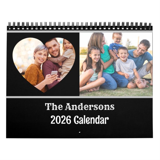 2026 Modern Create your own Custom Family Calendar (Cover)
