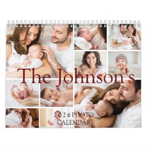 2026 Modern  Photo  Calendar