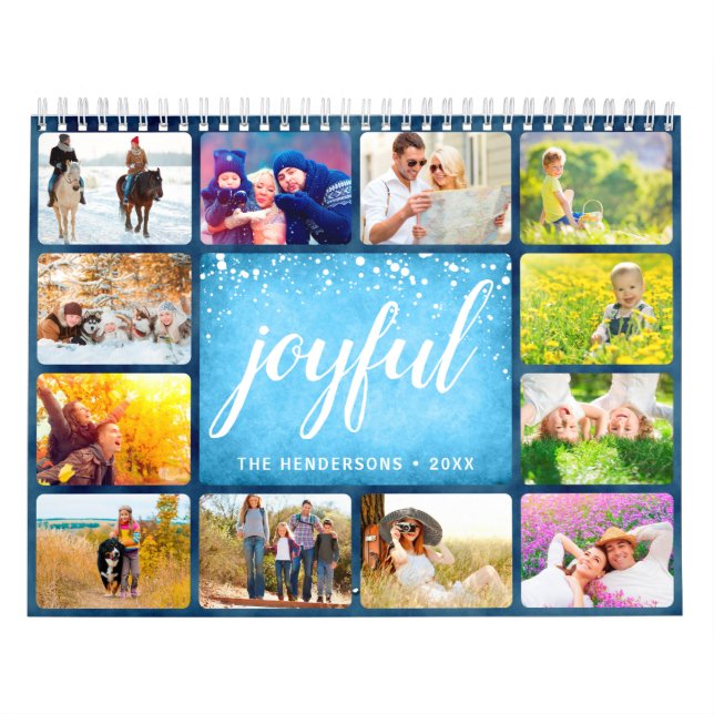 2026 Modern Simple Custom Family Photo Calendar (Cover)