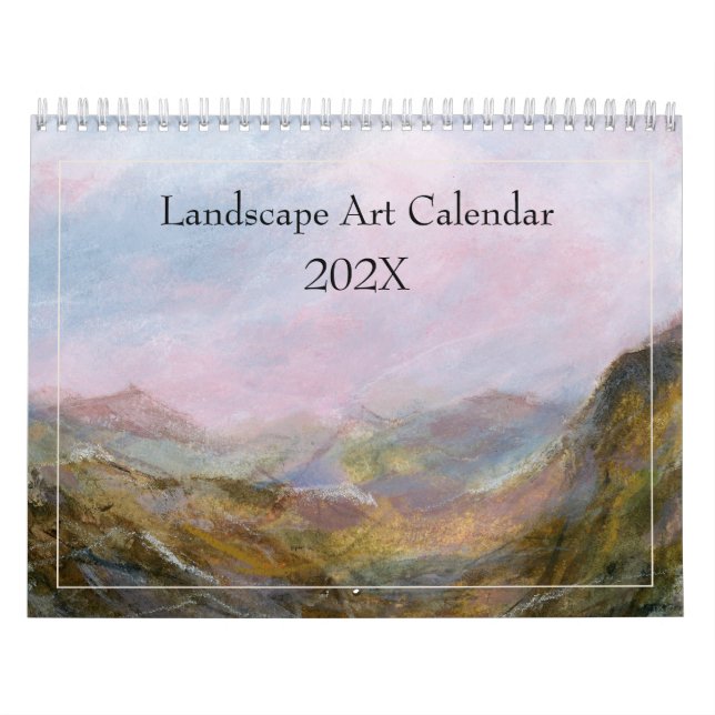 2026 Monthly Landscape Fine Art Painting  Calendar (Cover)