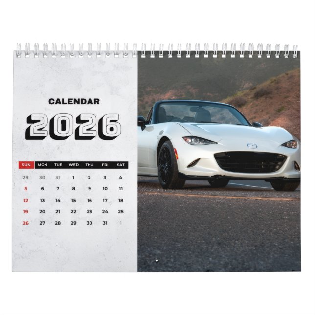 2026 MX-5 Miata Vol 2 Calendar (Cover)