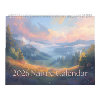 2026 Nature Calendar: A Year in Nature Calendar
