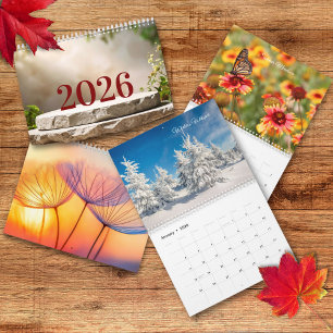 2026 Nature Photography Wall Calendar