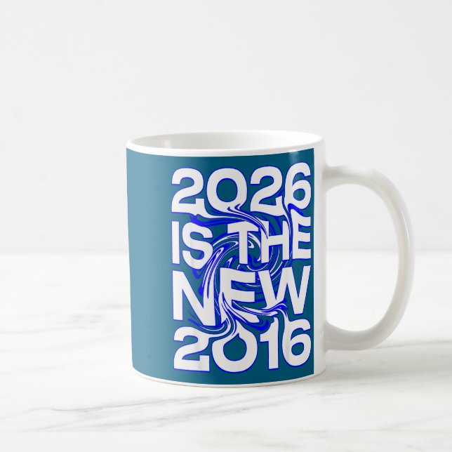 2026 New 2016 Retro Future Graphic Art Coffee Mug (Right)