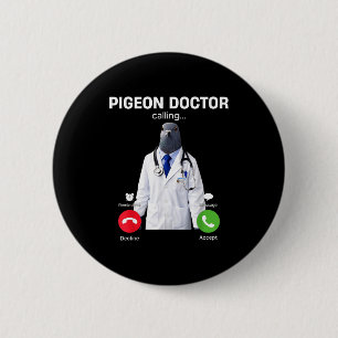 2026 new brainrot internet meme doctor pigeon 6 cm round badge