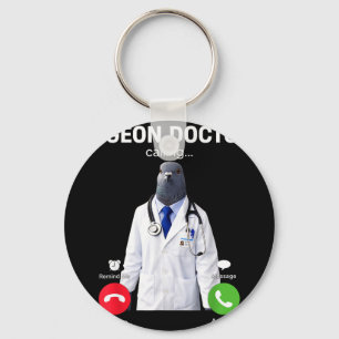 2026 New Brainrot Internet Meme Doctor Pigeon Key Ring