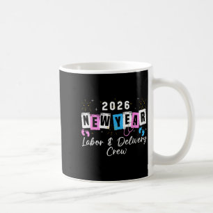 2026 New Year Labor And Delivery Nurse Fireworks E Coffee Mug