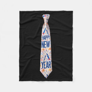 2026 New Year’s Party Fireworks Funny Celebration  Fleece Blanket
