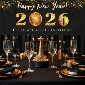 2026 New Years Eve Party Banner