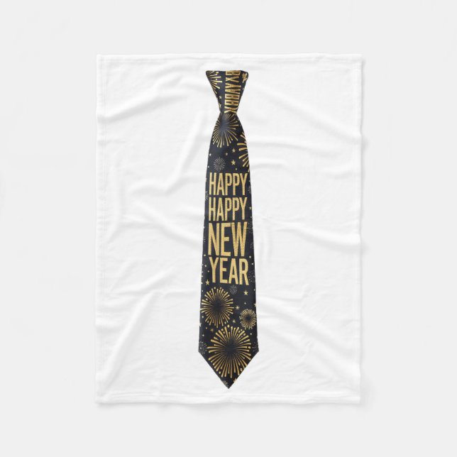 2026 New Year's Party Funny Fireworks Party New Ye Fleece Blanket (Front)