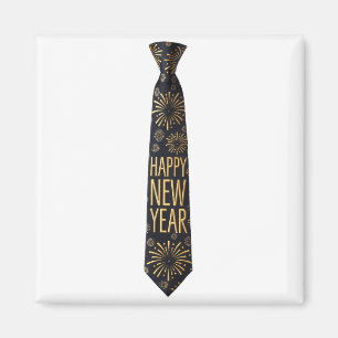 2026 New Year's Party Funny Fireworks Party New Ye Magnet