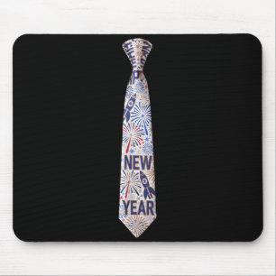 2026 New Year's Party Funny Fireworks Party New Ye Mouse Pad