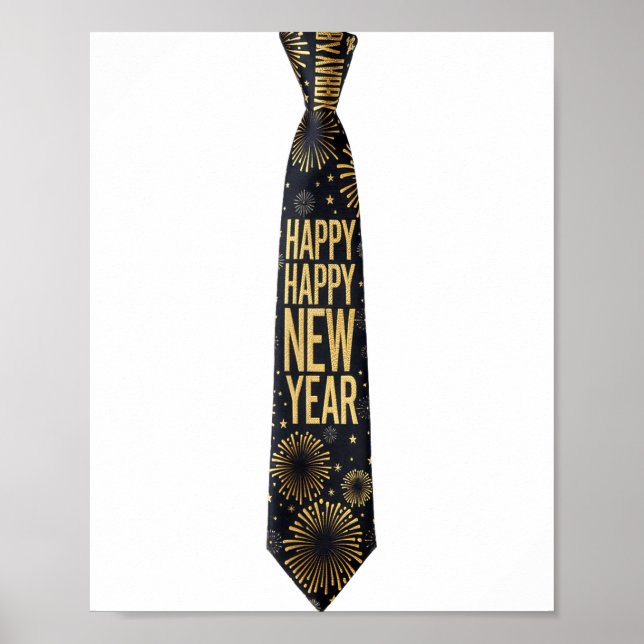 2026 New Year's Party Funny Fireworks Party New Ye Poster (Front)