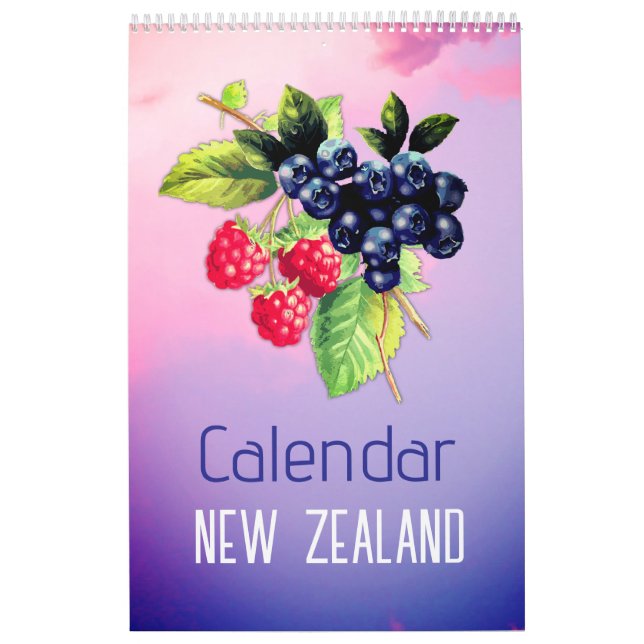 2026 New Zealand Calendar with Events and Holidays (Cover)
