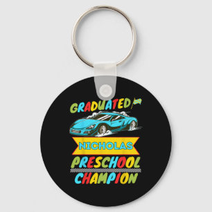 2026 Nicholas Personalised Last Day Of Preschool G Key Ring