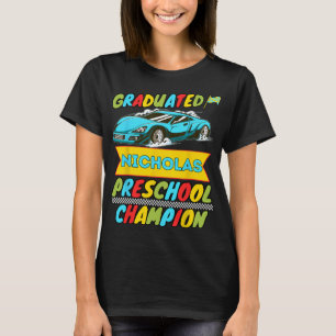 2026 Nicholas Personalised Last Day Of Preschool G T-Shirt