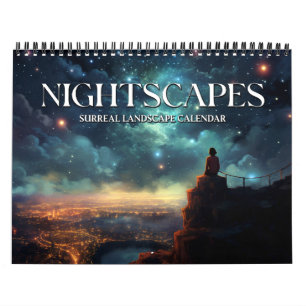 2026 Nightscapes 4 Surreal Space Landscape Art Calendar