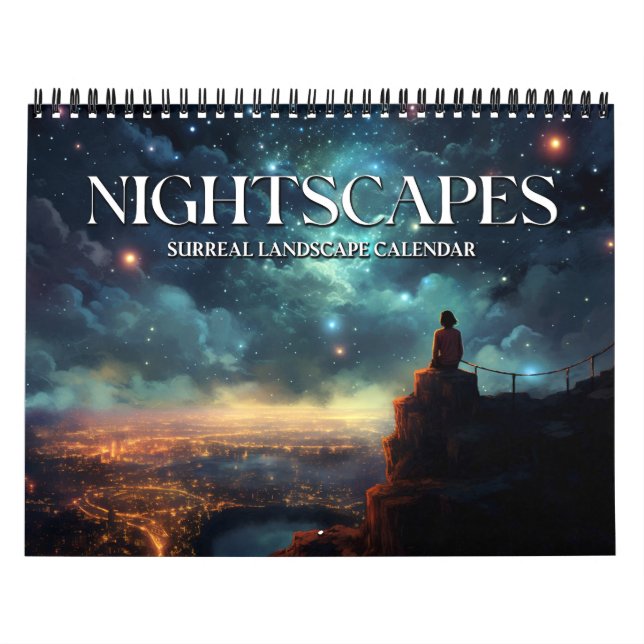 2026 Nightscapes 4 Surreal Space Landscape Art Calendar (Cover)