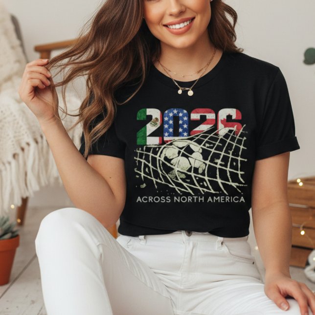 2026 North America Soccer T-Shirt (2026 North America Soccer Shirt | Mexico USA Canada Football Fan Tournament Tee)