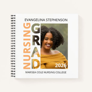 2026 Nursing Graduate Photo Grad Party Guest Book