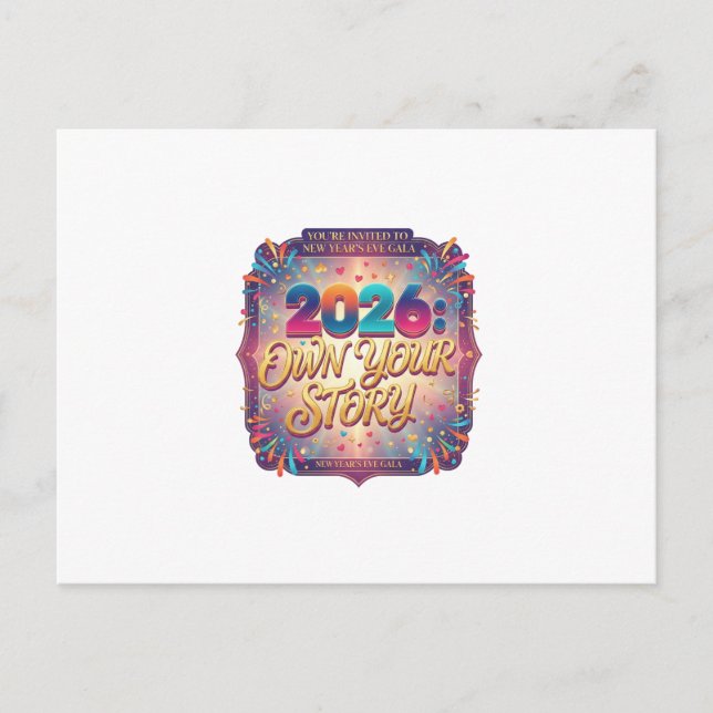 2026: Own Your Story Invitations (Front)