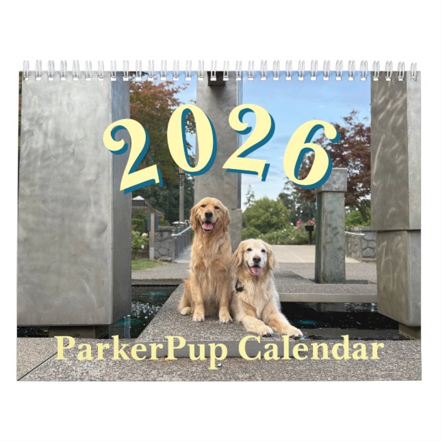 2026 ParkerPup Calendar (Cover)
