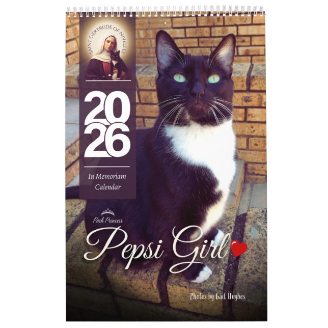 2026 Pepsi Girl's In Memoriam Calendar (Cover)