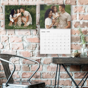 2026 Personalised 12-Month Family Photos Calendar