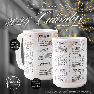 2026 Personalised 15 oz. Calendar Ceramic Mug