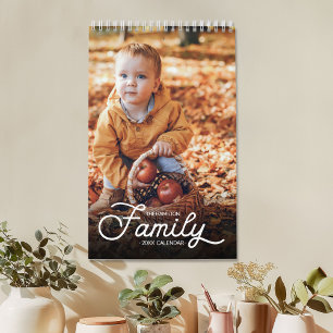 2026 Personalised Family Photo  Calendar