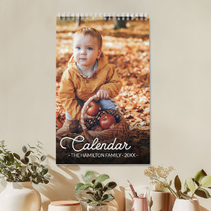 2026 Personalised Family Photo  Calendar