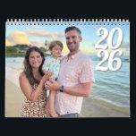 2026 Personalised Family Photo Calendar<br><div class="desc">This 2026 personalised family photo calendar comes with space for 12 photos. Perfect holiday gift for family to showcase photos from a vacation or a recap of the year.</div>