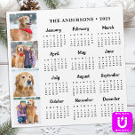 2026 Personalised Pet Dog Family Photos Calendar<br><div class="desc">Introducing the 2026 Magnetic Calendar Card – the perfect blend of functionality and personalisation for your home! This modern fridge magnet calendar is designed to keep your family organised and your kitchen stylish. Featuring a compact 12-month layout on a single card, it's ideal for quick date checks without taking up...</div>