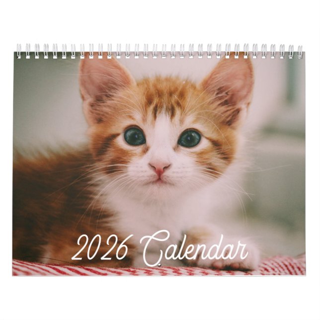 2026 Personalized  Pet Photos Create Your Own Calendar (Cover)