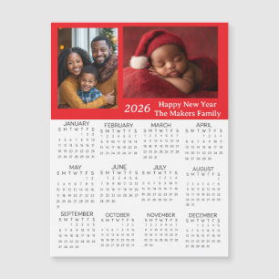 2026 Personalized Photos Mini Calendar