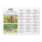 2026 Photo Calendar Magnet White Black Red Custom