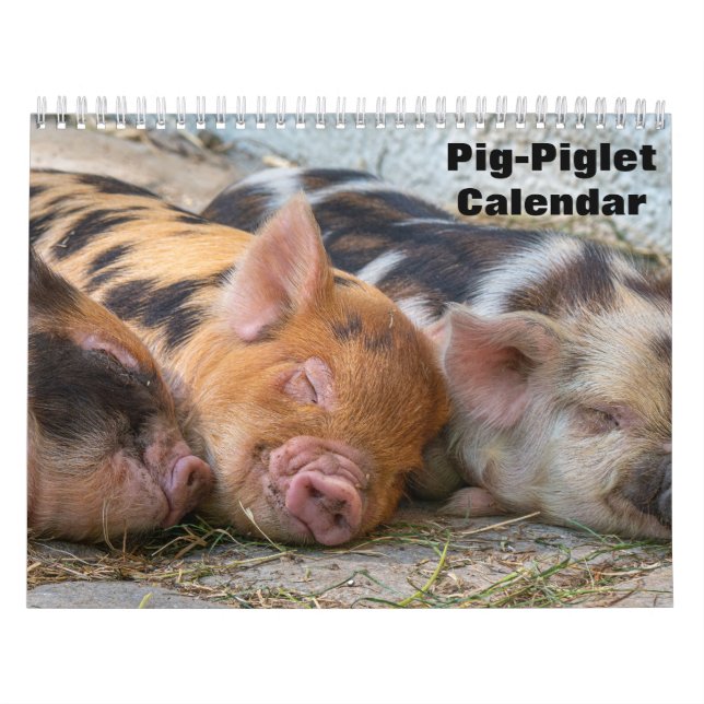 2026 Pig-Piglet Calendar (Cover)