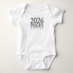 2026 Pisces edition with symbol Baby Bodysuit