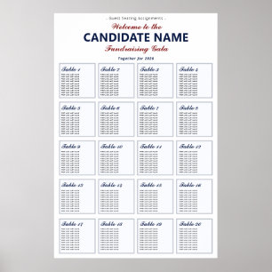 2026 Political Fundraiser Gala Seating Chart