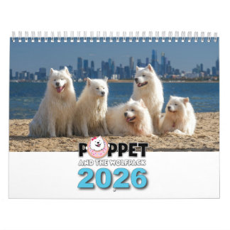 2026 Poppet and the Wolfpack Calendar