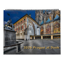2026 Prague at Dusk Calendar
