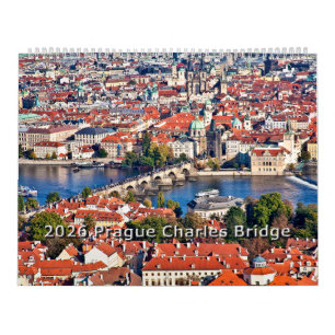 2026 Prague - Charles Bridge Calendar