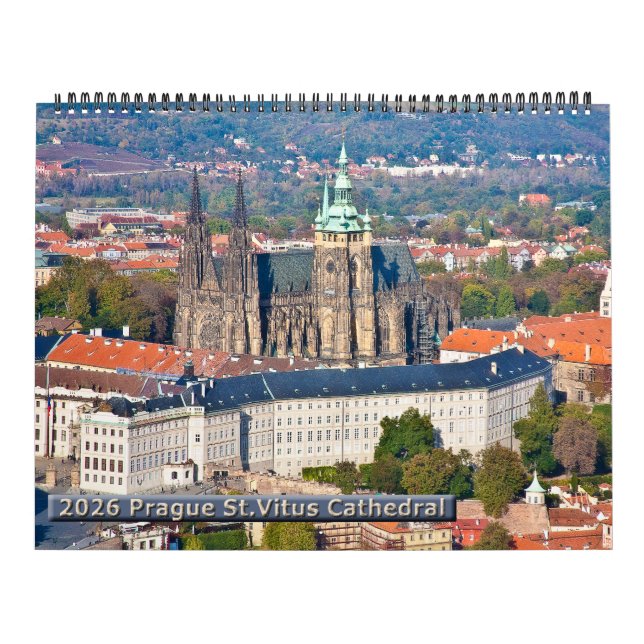 2026 Prague - St. Vitus Cathedral Calendar (Cover)