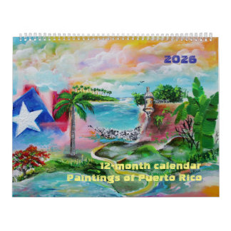 2026 Puerto Rico 12-month Calendar