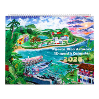 2026 Puerto Rico Art  Calendar