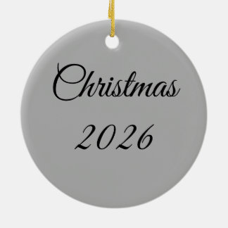 2026 Rainbow Hearts Ceramic Ornament