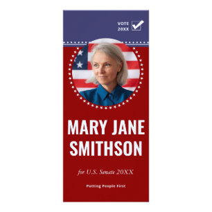 2026 Republican GOP Political Candidate Campaign Rack Card